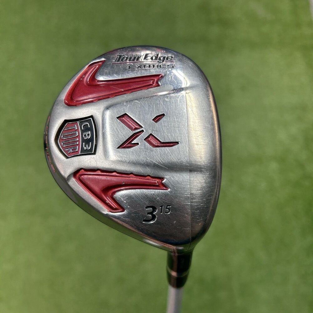 Tour Edge Exotics CB3 Tour 3 Fairway Wood 15* Motore Exotics Tour 80g Stiff RH